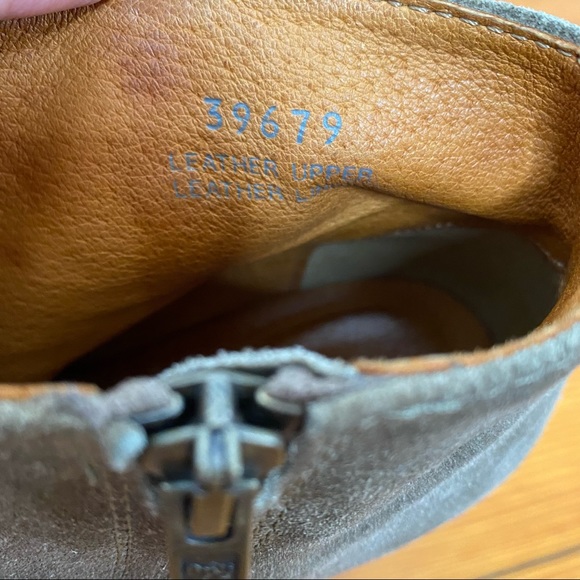 Madewell Billie Olive Suede Heeled Ankle Booties - Picture 7 of 10